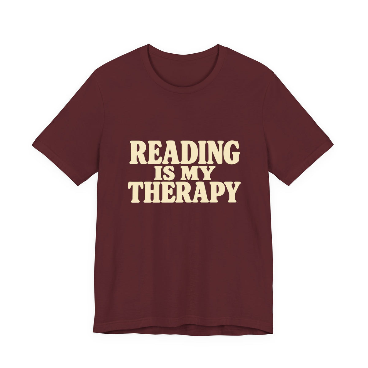 Reading Is My Therapy T-Shirt – Book Lover Graphic Tee