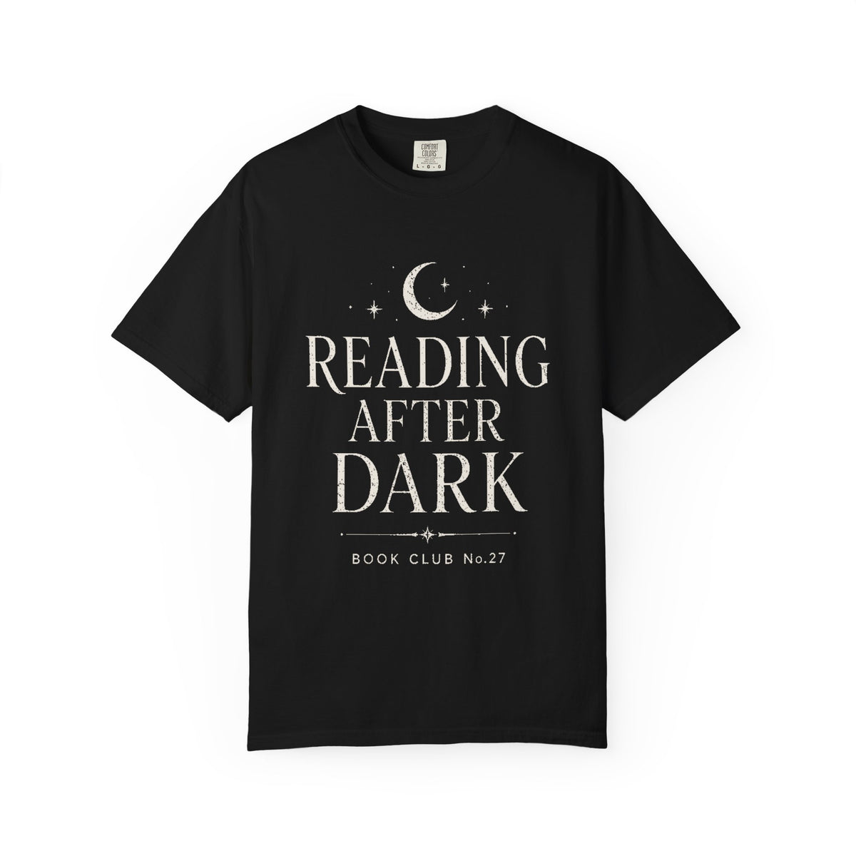 Reading After Dark Book Club T-Shirt | Moon Reader Tee