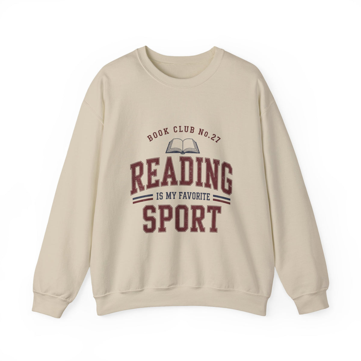 Reading Is My Favorite Sport Sweatshirt — Book Lover Crewneck