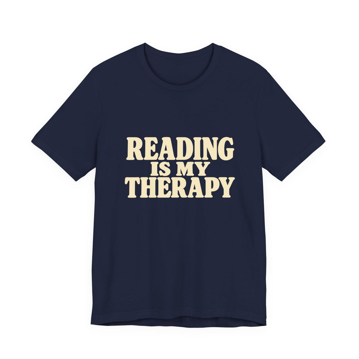 Reading Is My Therapy T-Shirt – Book Lover Graphic Tee