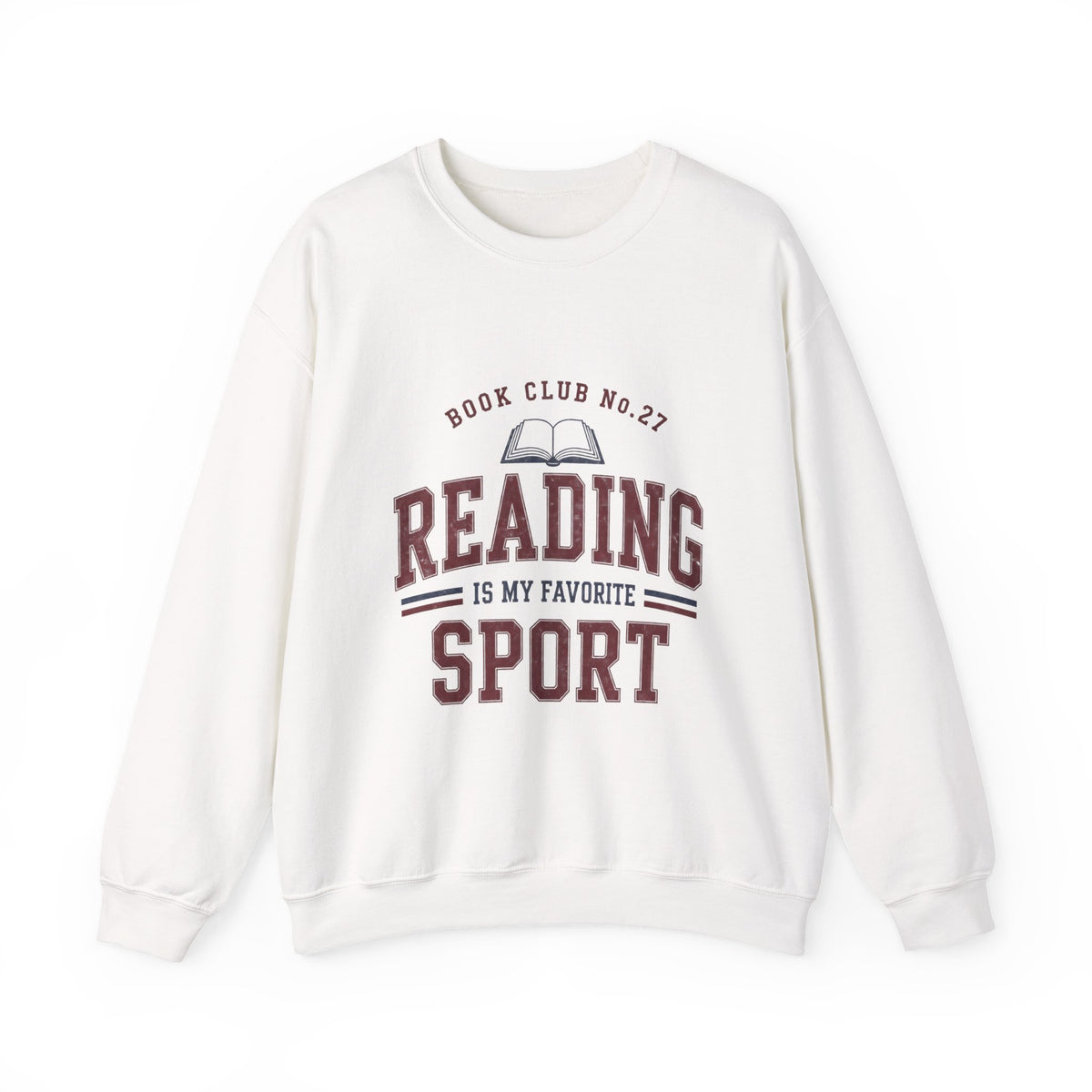 Reading Is My Favorite Sport Sweatshirt — Book Lover Crewneck