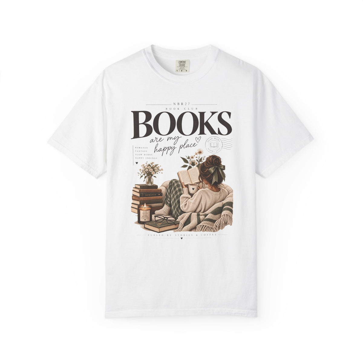 Books Are My Happy Place T-Shirt