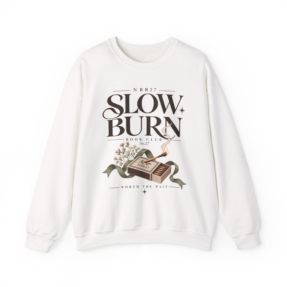 Slow Burn Book Club Sweatshirt | Romance Reader Gift