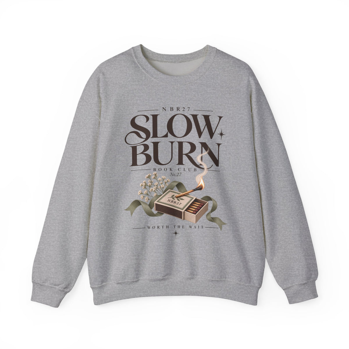 Slow Burn Book Club Sweatshirt | Romance Reader Gift